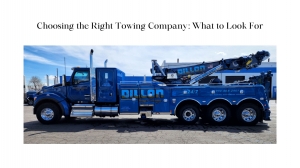 Choosing the Right Towing Company: What to Look For